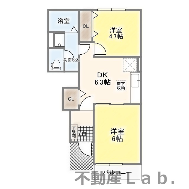 プロスパー・Ⅱの間取り
