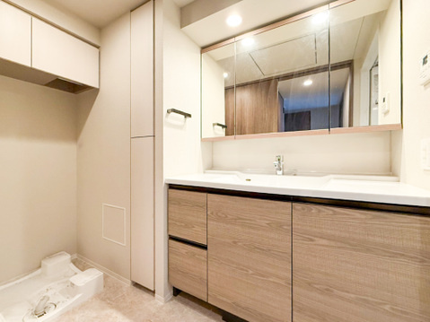 プラウドタワー亀戸クロスゲートタワー棟の独立洗面台