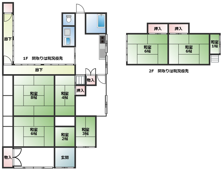 浜崎　売家の間取り