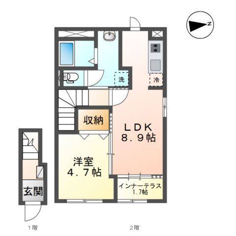 アラ・ミゾンの間取り