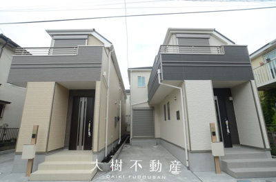【外観】 | 綾瀬市上土棚北2丁目 新築戸建て 全2棟【仲介手数料無料】 | 海老名市を中心に地域密着で営業♪不動産のことなら「大樹不動産」へ
