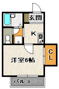 メゾン勇の間取り