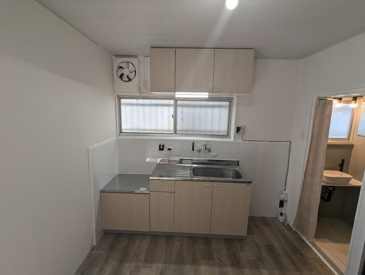 妙法寺戸建のキッチン|使いやすいキッチンです