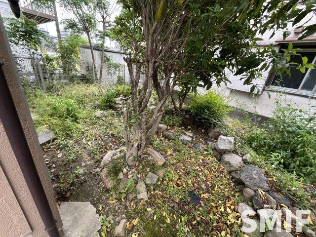 尼崎市西昆陽３丁目の一戸建ての庭