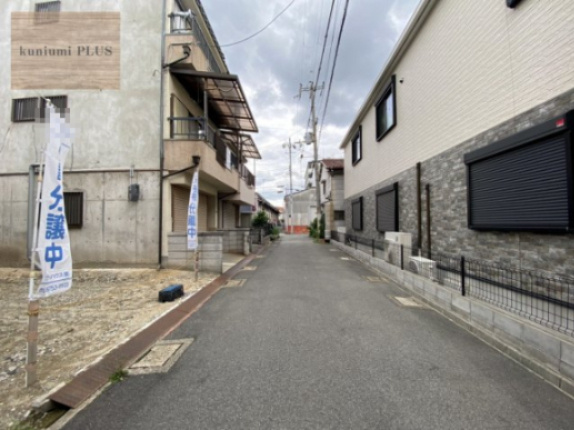 守口市南寺方東通3丁目の前面道路含む現地写真