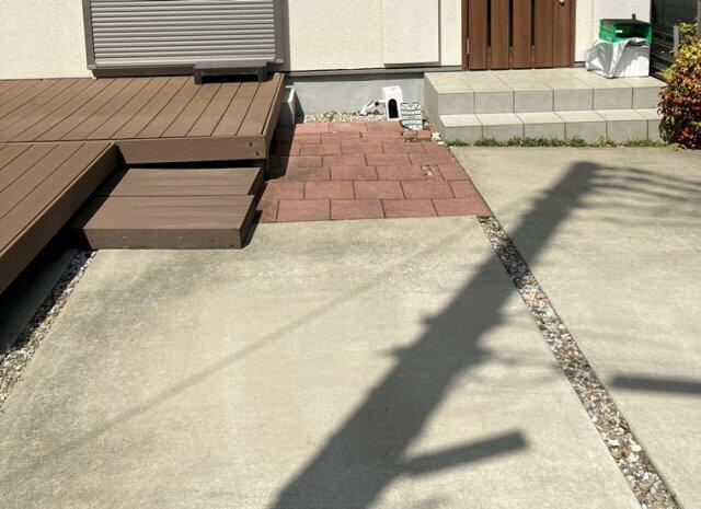 岡上戸建の駐車場