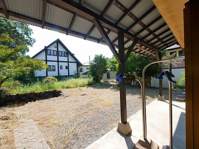 加茂町戸建の庭