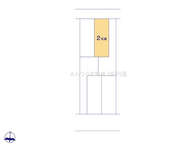 萩山町の区画図