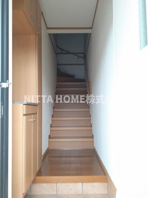 サンライズ福田Ｂの玄関|広いスペースの玄関です◆