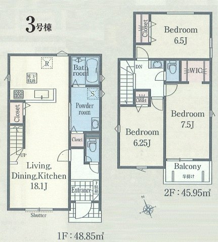瑞穂町箱根ヶ崎東松原　新築戸建全3棟