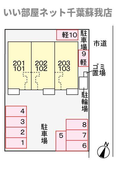 ヌーベル　オーブの区画図