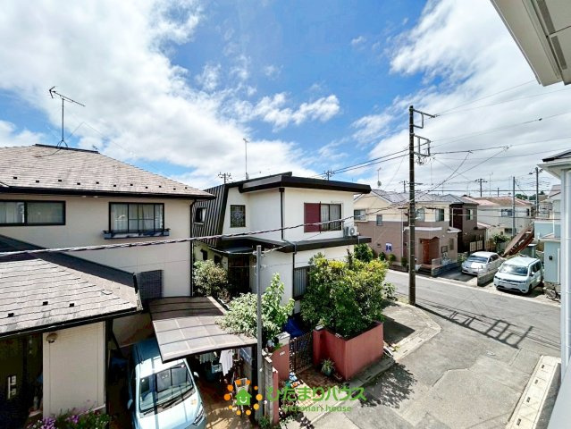 白岡市小久喜第14　新築一戸建て　02　クレイドルガーデンの展望|晴れ渡る空が見渡せます！