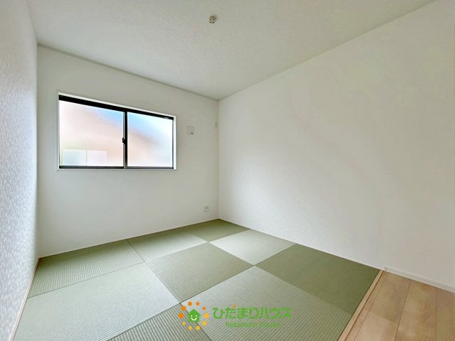 白岡市小久喜第14　新築一戸建て　02　クレイドルガーデンの和室|和室があると落ち着きますね！