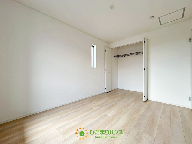 白岡市小久喜第14　新築一戸建て　02　クレイドルガーデンの収納|整理整頓できる充分な広さの収納です。