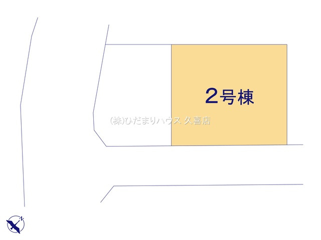 白岡市小久喜第14　新築一戸建て　02　クレイドルガーデンの区画図|全２棟