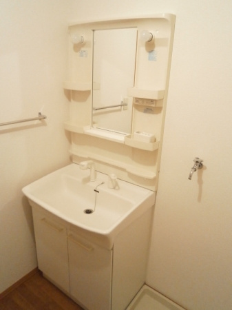 ペイサージュ上津【キャッシュバック対象】の独立洗面台|独立洗面化粧台が付いています