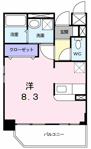 コンフォルト水笠の間取り