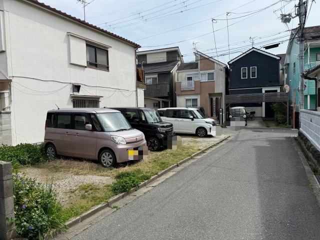 古市6丁目新築戸建の前面道路含む現地写真