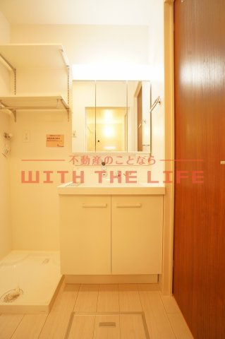 エスアイメゾン【10，000円キャッシュバック対象物件】の独立洗面台|独立洗面化粧台が付いています