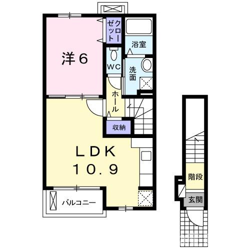 サンハイムⅢ の間取り