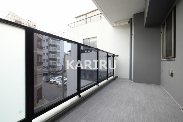 アーバネックス中崎町Ⅱのバルコニー