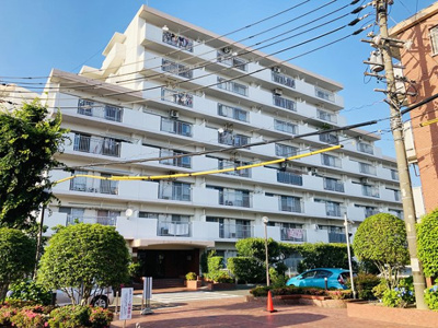 【外観】 | コープ野村半田弐号棟 中古マンション | 名鉄「知多半田」駅徒歩約8分、JR「半田」駅徒歩約9分、ピアゴ半田店徒歩約5分の好立地！リフォーム済み3LDK再生マンションが月々3万円台から登場！