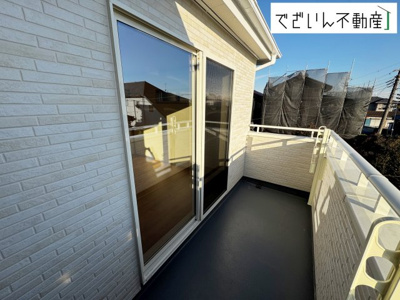 【バルコニー】 | いろどりアイタウン加須市久下2丁目　新築住宅 | ≪3号棟≫
現地(2025年11月撮影)