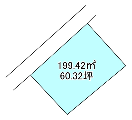 松神子2丁目　売土地の土地図