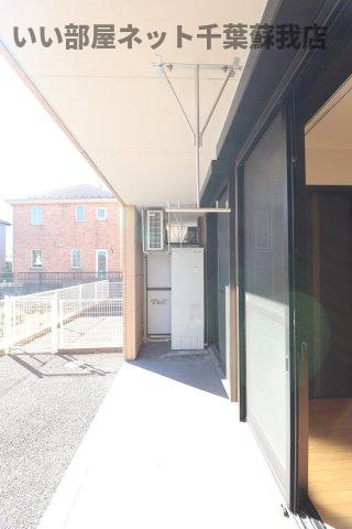 グラン・ウッドＡのバルコニー|バルコニー付きです