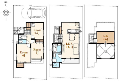 【前面道路含む現地写真】 | －弊社限定取扱－小平市小川西町5丁目　新築戸建　全2棟