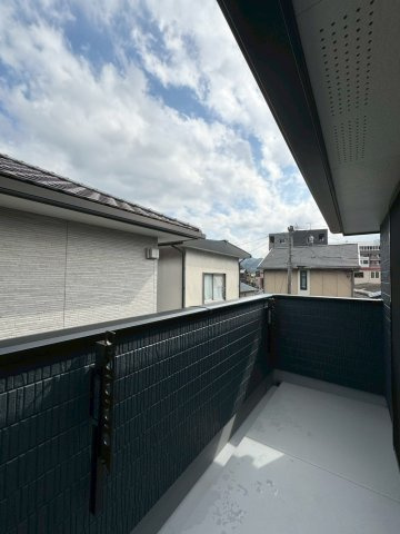 SUN COURTーサンコート－小倉南区八重洲町【小倉南区　新築戸建て】のバルコニー|日当たり良好なバルコニー♪　【小倉南区　新築戸建て】