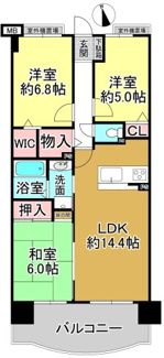 【間取り】 | ロータリーマンション西大津ラクス・ヒルズ