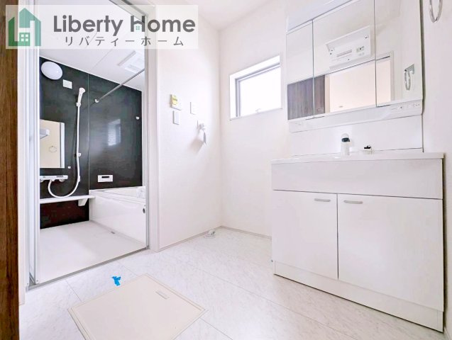 坂東市辺田第3　新築戸建て　１号棟の脱衣所