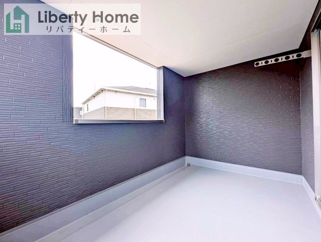 坂東市辺田第3　新築戸建て　１号棟のバルコニー