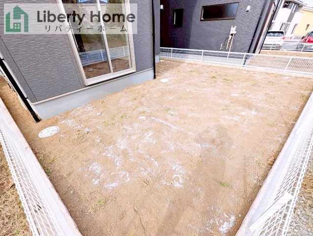 坂東市辺田第3　新築戸建て　１号棟の庭