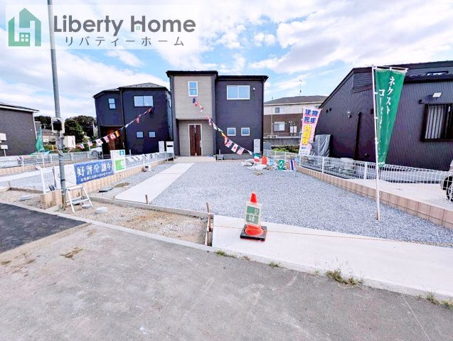 坂東市辺田第3　新築戸建て　１号棟の駐車場