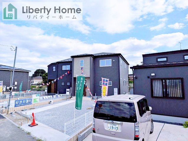 坂東市辺田第3　新築戸建て　１号棟の外観