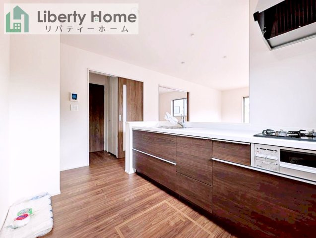 坂東市辺田第3　新築戸建て　１号棟のキッチン