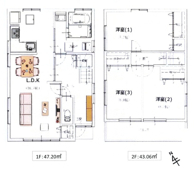 【間取り】 | 八千代市八千代台東3丁目