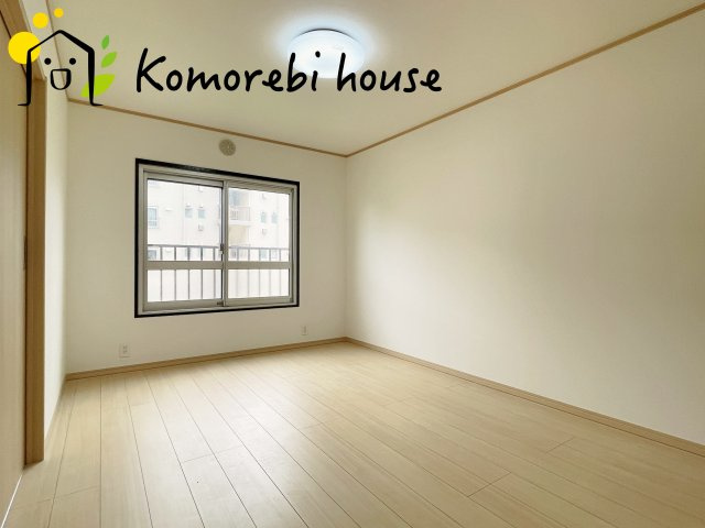 大宮七里グリーンハイツ　6号棟の寝室|開放的な寝室です