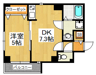 金太郎ヒルズ340の間取り