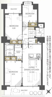 【間取り】 | ダイアパレス検見川浜Ⅱ