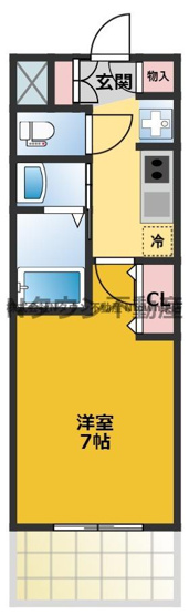 【間取り】 | エステムコート名古屋鶴舞シエル | 間取りです