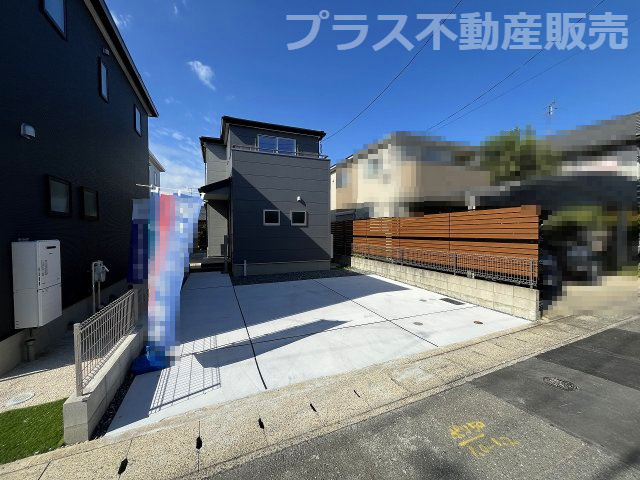 【外観】 | 福岡市南区野多目6丁目　1号棟（全3棟）【仲介手数料無料・0円】 | 現地写真。プラス不動産販売なら、現場の全ての棟をまとめてご見学頂けます。