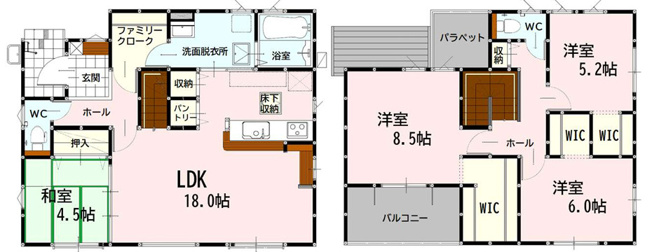 【間取り】 | よかタウン合志市野々島4期　6号棟 | ☆間取り図☆