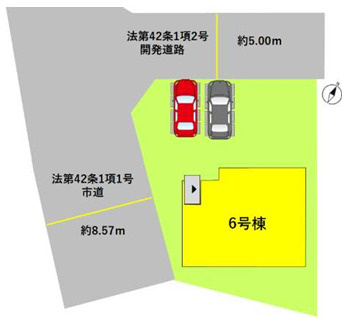 【区画図】 | よかタウン合志市野々島4期　6号棟 | ☆区画図☆
