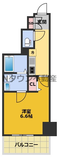 【間取り】 | ディアレイシャス東別院Ⅲ | 間取りです。