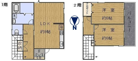白鷺1丁目戸建の間取り