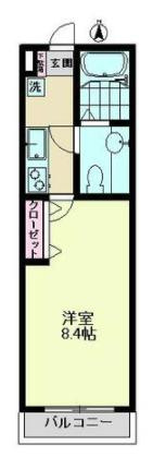 【間取り】 | AKマンションⅤ