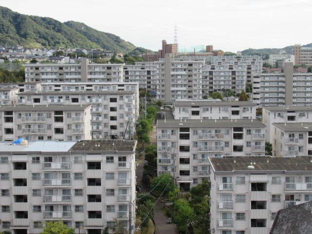 落合第３　２ＬＤＫの外観|外はこのようになっています